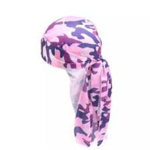 a silk purple army camo durag